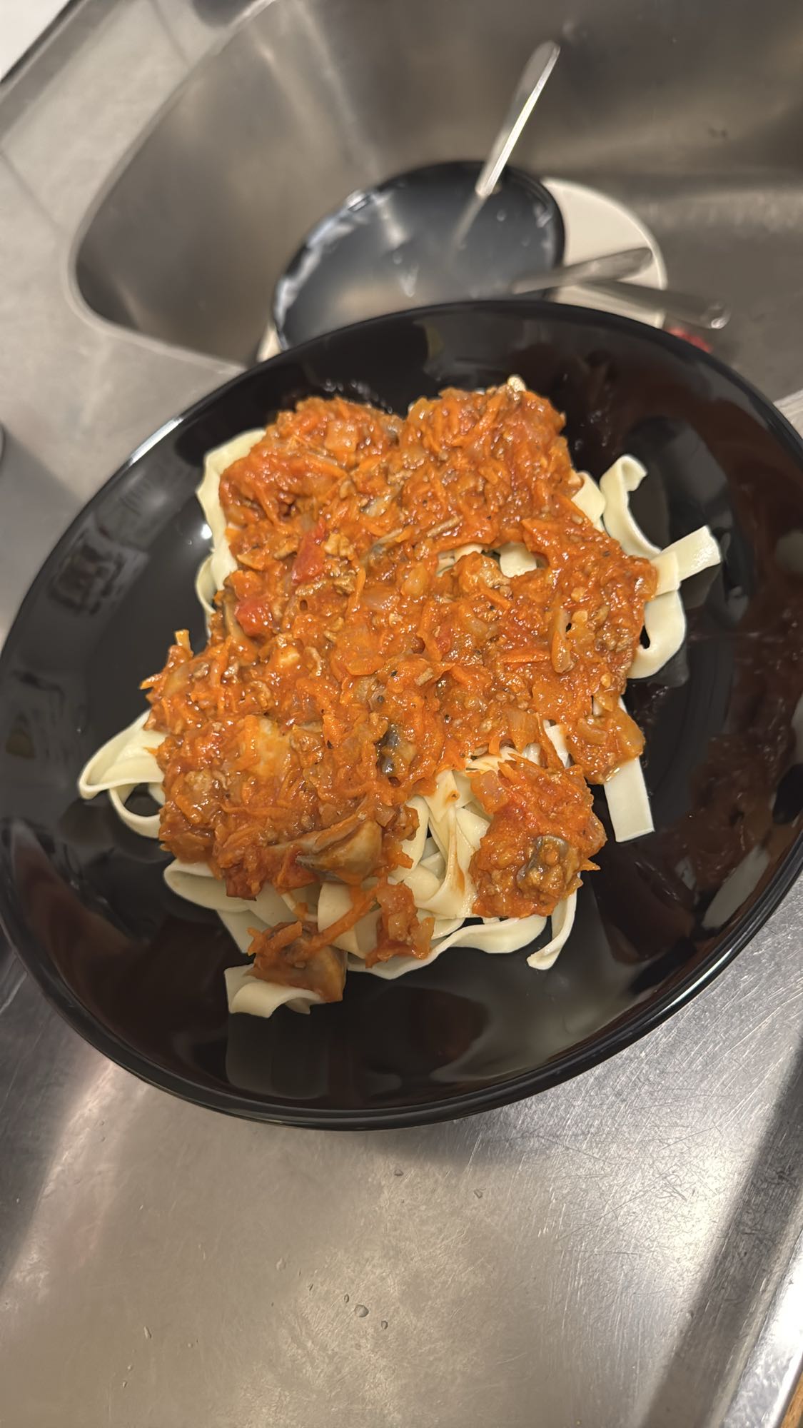 Tagliatelle med köttfärssås