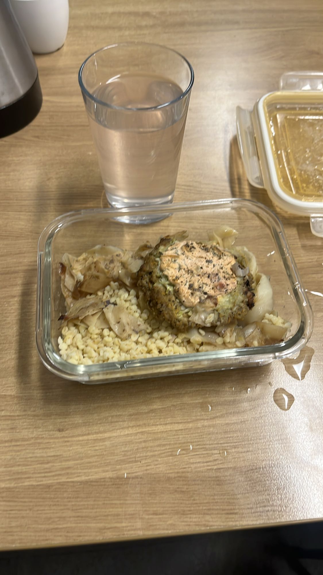 Laxburgare med bulgur