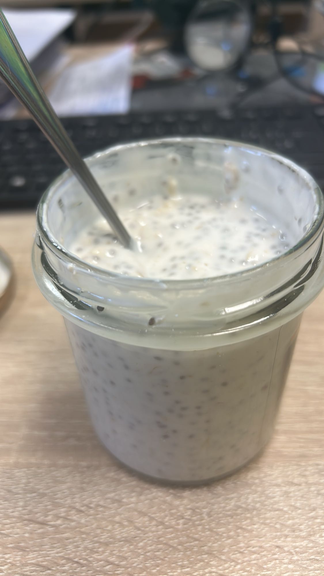 Budincă de chia cu lapte