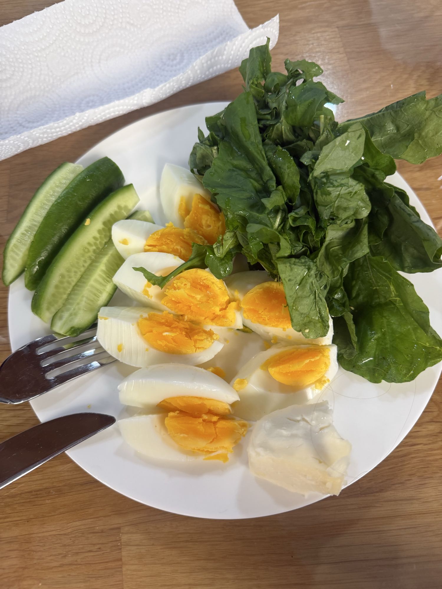 Yumurta ve Sebze Tabağı