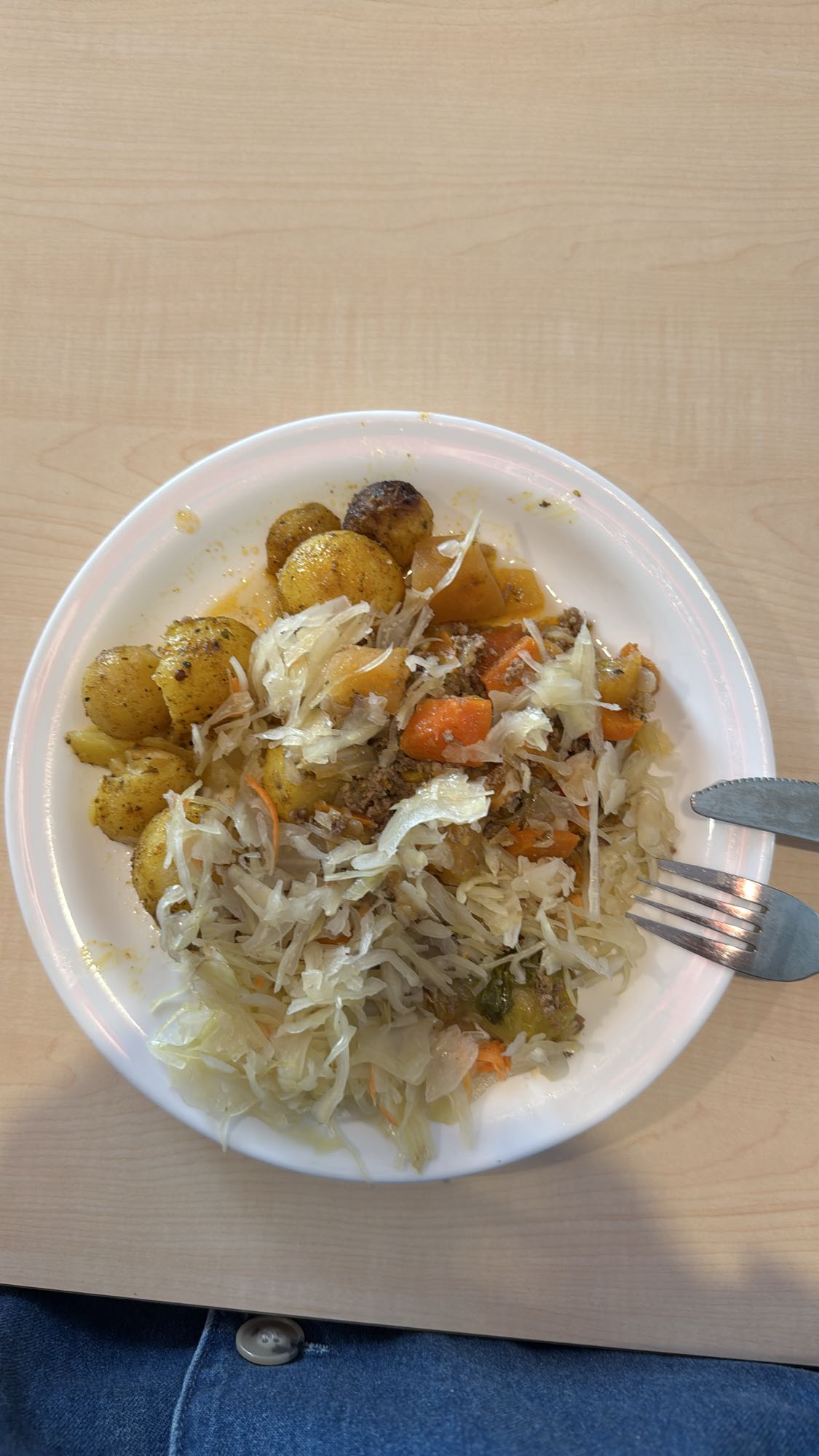 Potato stew with sauerkraut