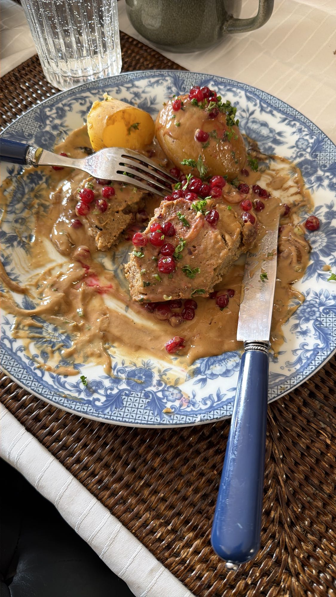 Pannbiff med potatis & sås