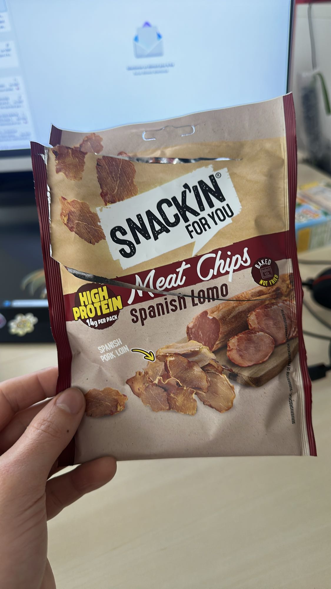 Chips de viande lomo