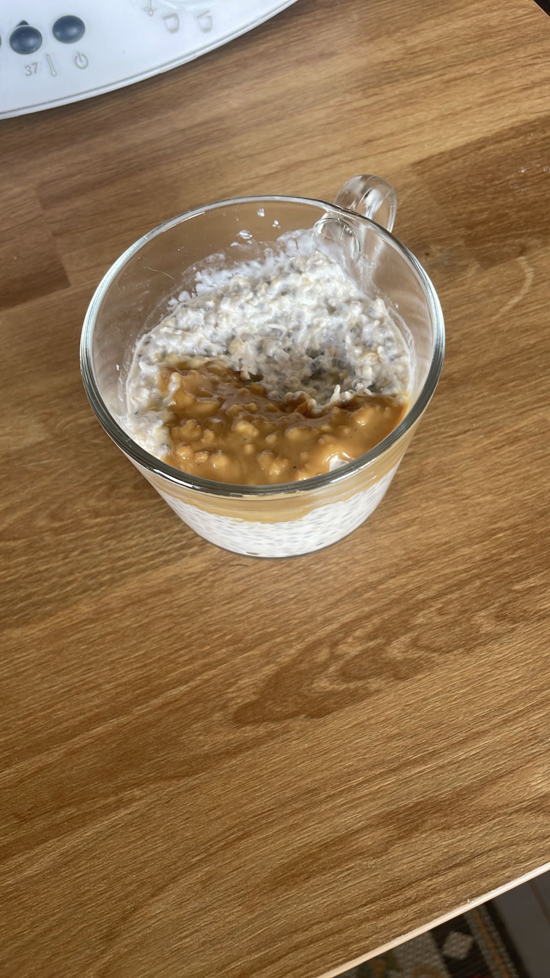 owsianka z masłem orzechowym