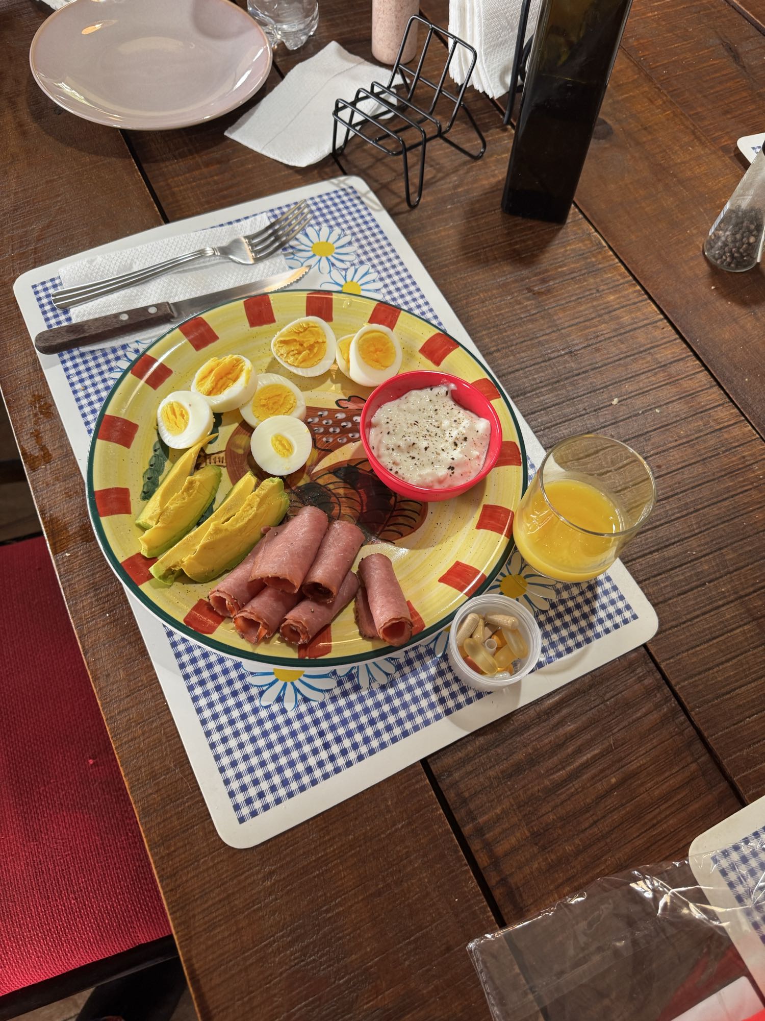Desayuno proteico variado