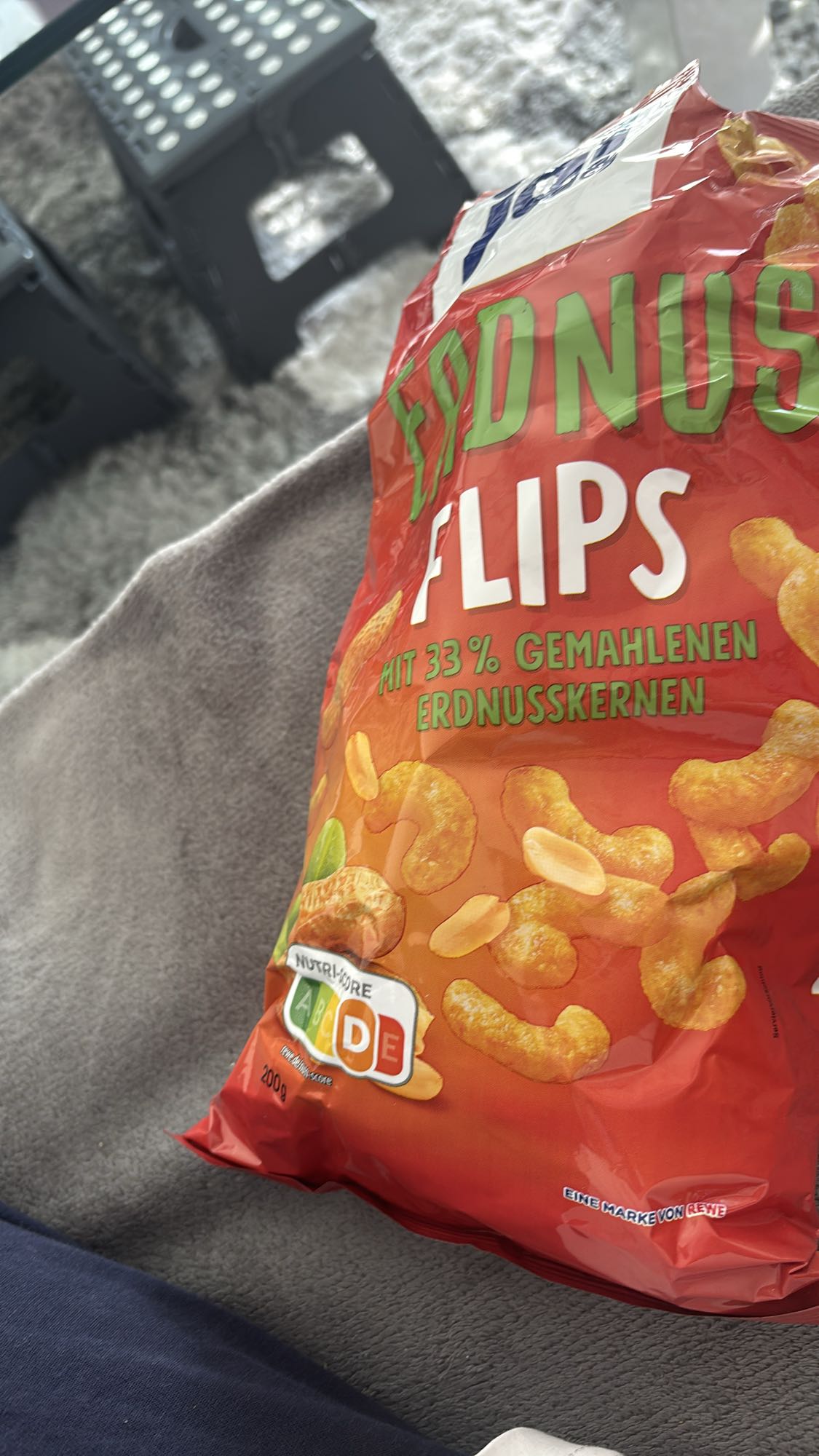 Erdnuss Flips Snack