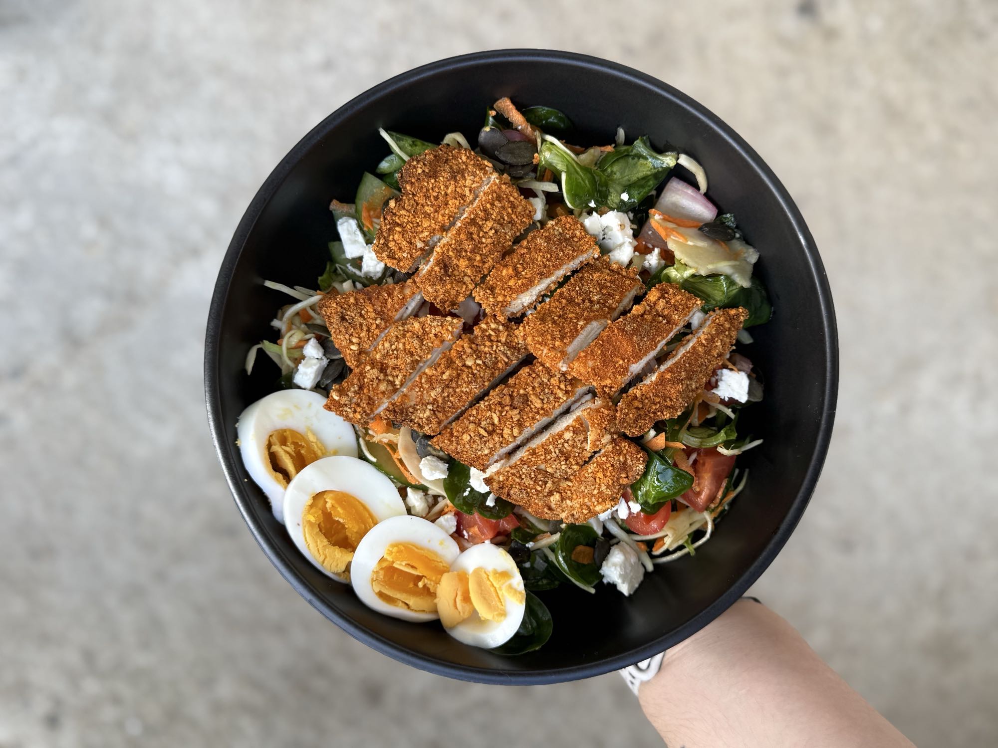 Crispy Chicken Salad Bowl