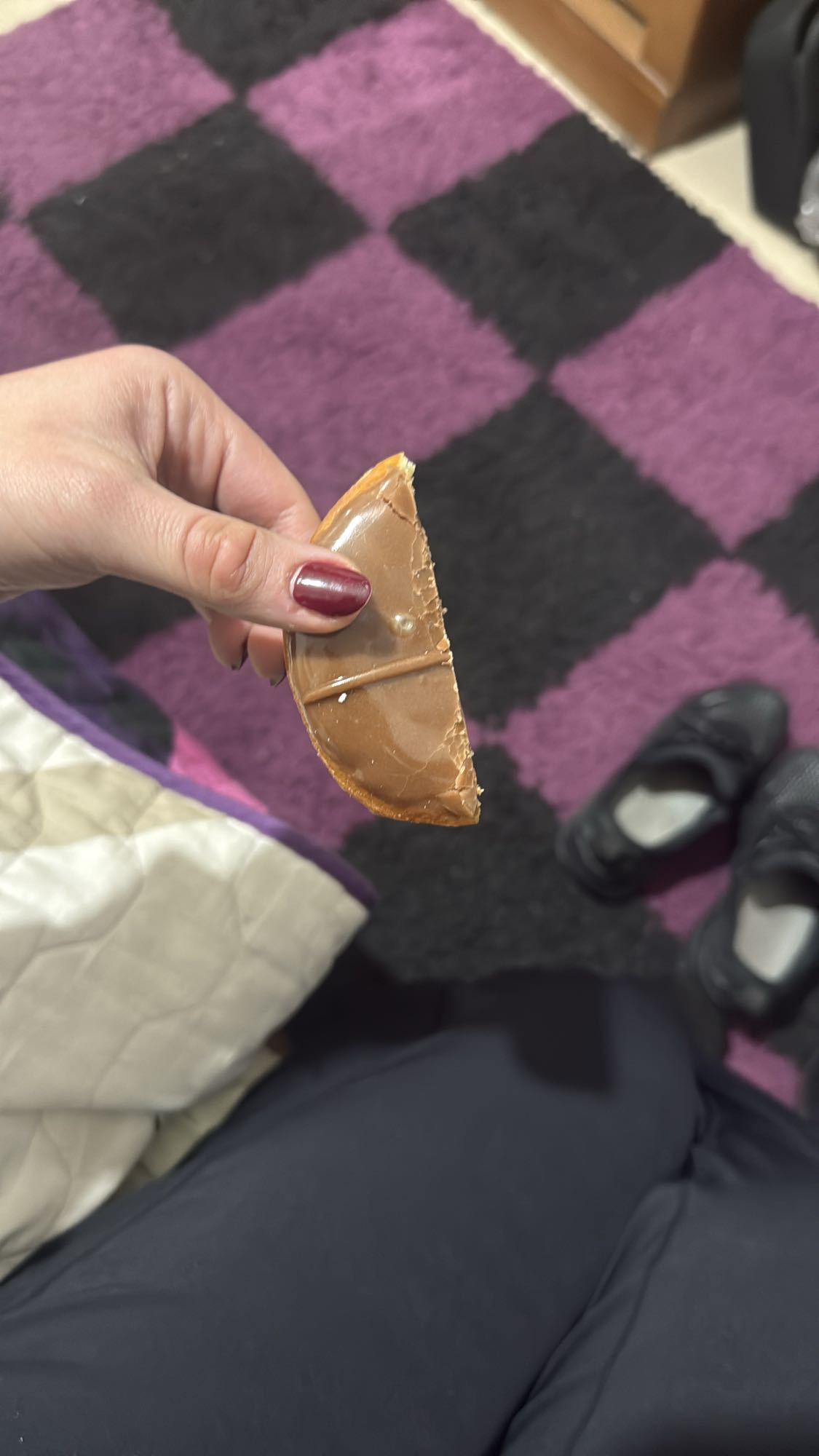 Chocolate covered biscuit