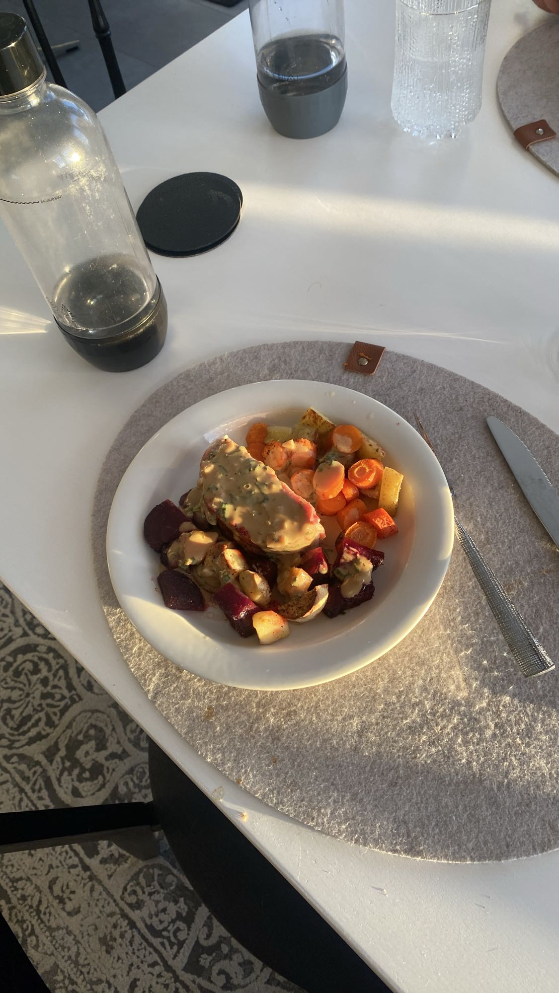 Kyckling med rotfrukter