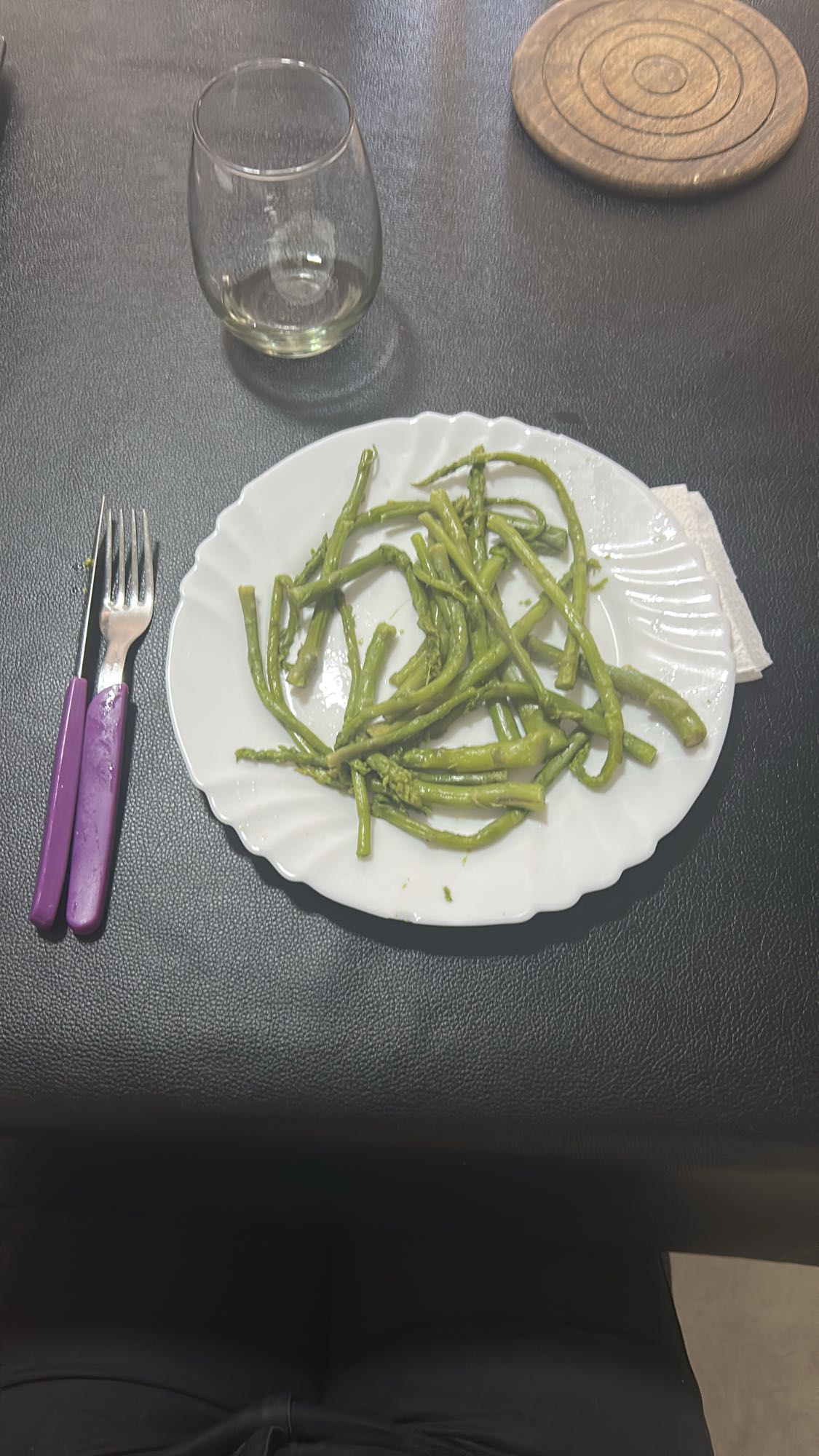 Espárragos hervidos