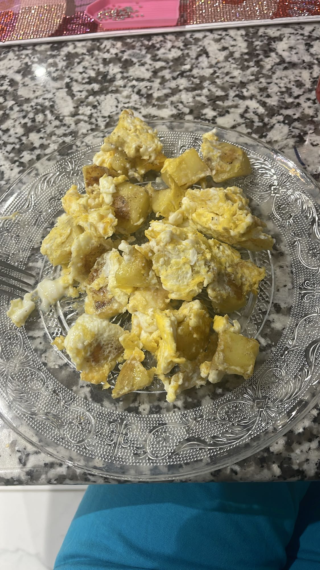 Oeufs et pommes de terre