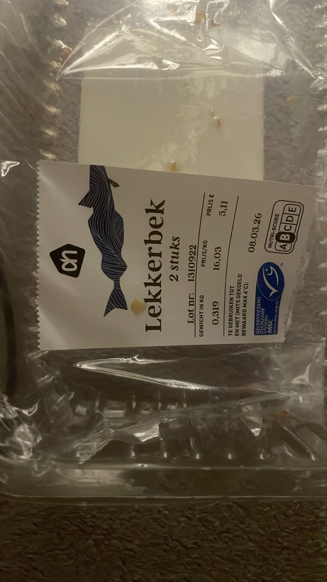 Lekkerbek smażona ryba