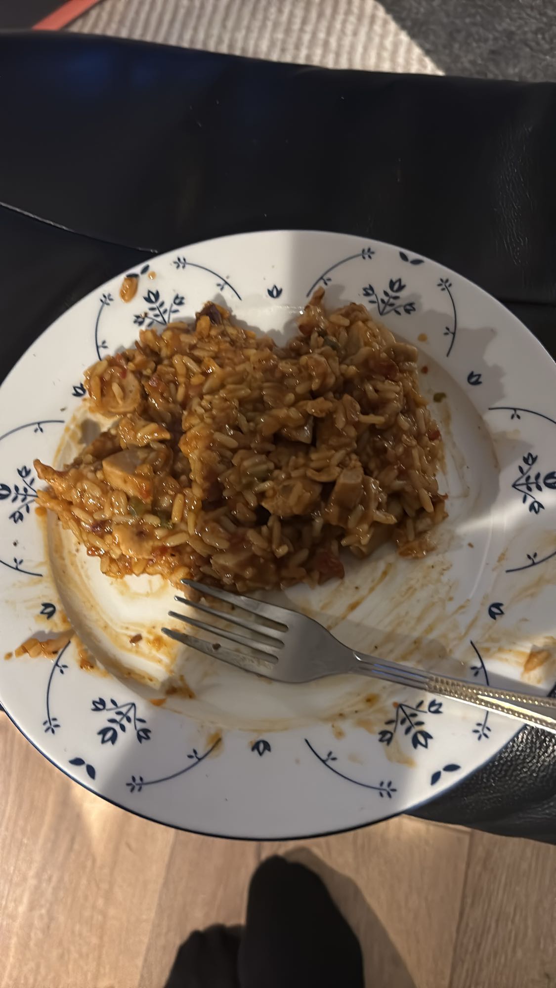 Kyllingris med saus