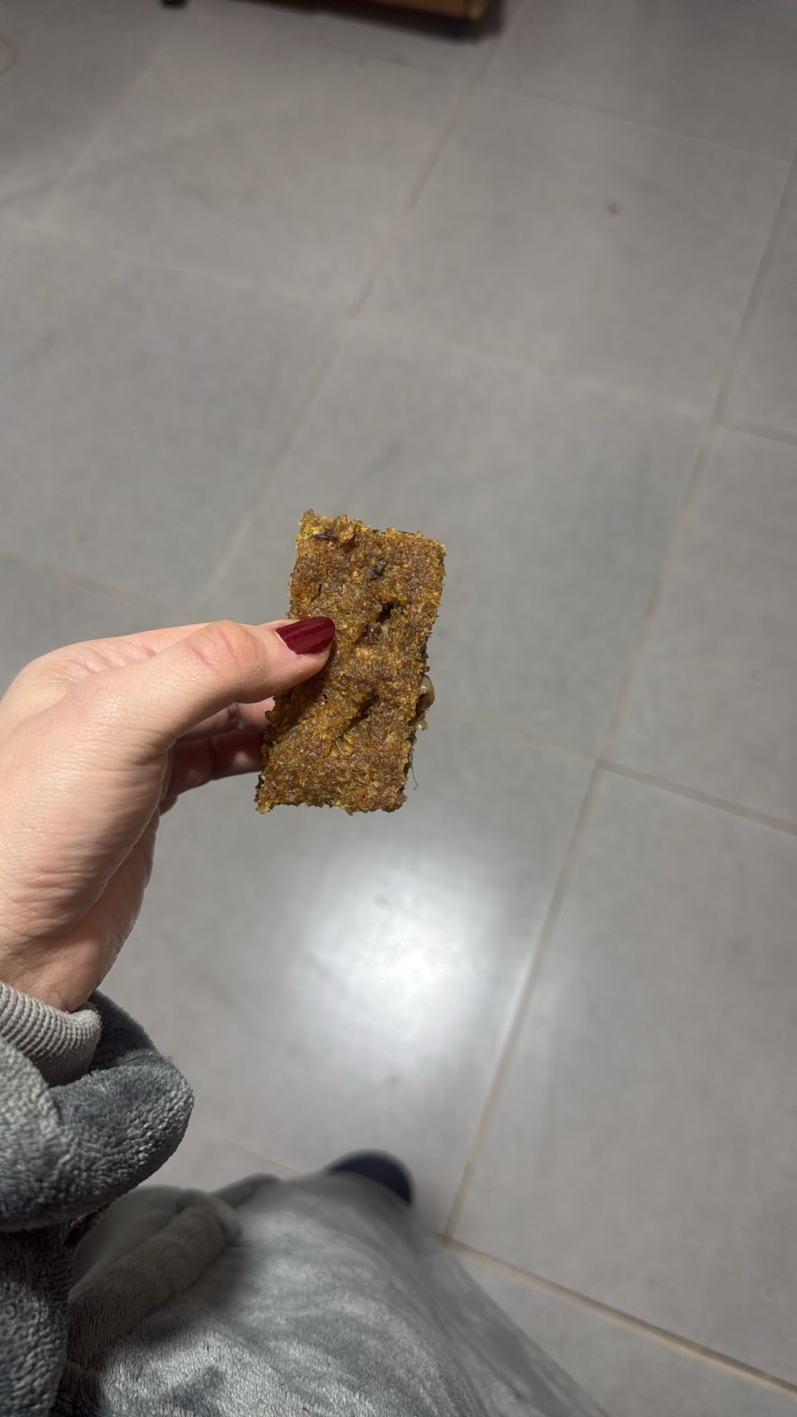Homemade granola bar