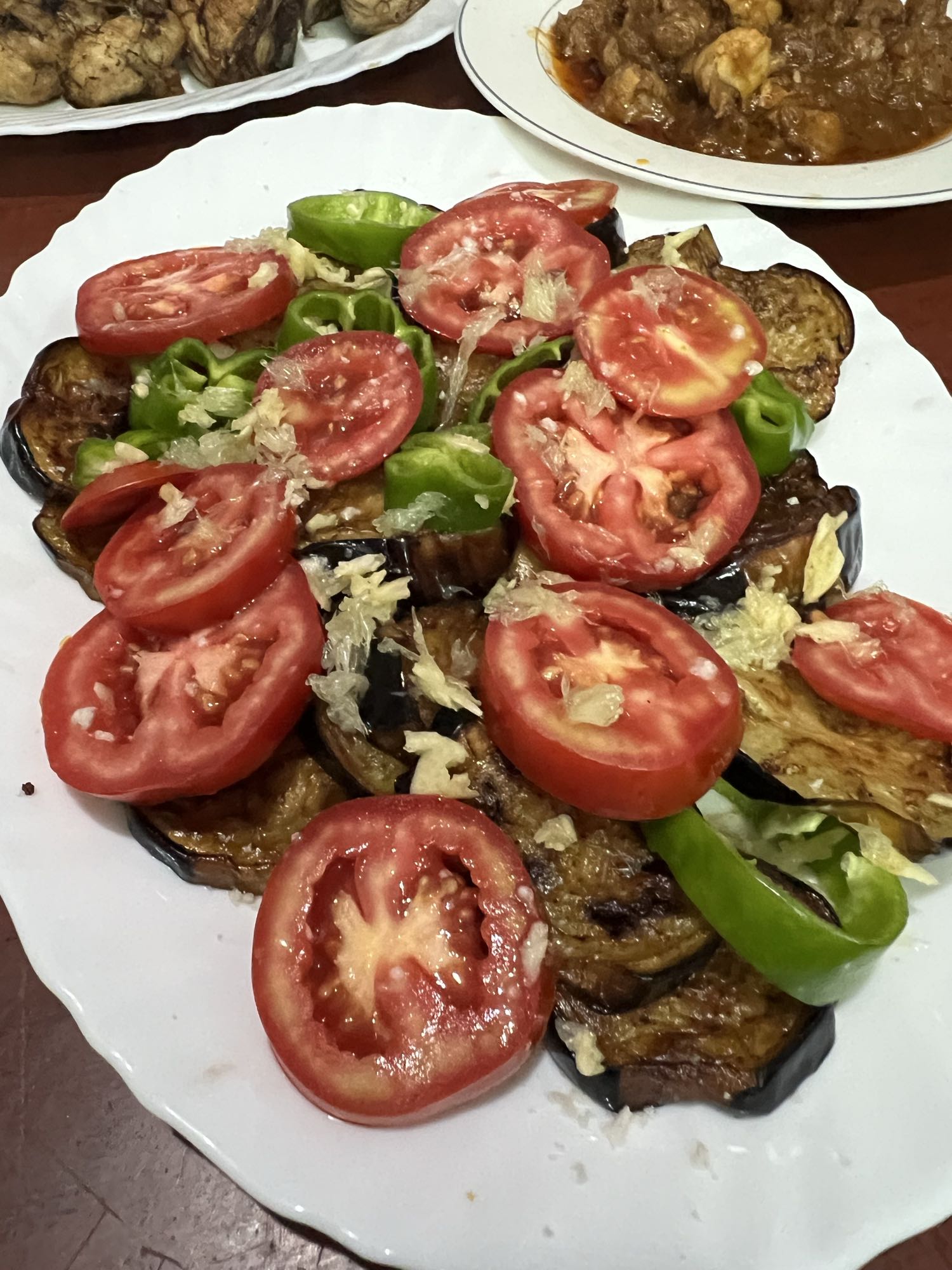 Eggplant Tomato Salad