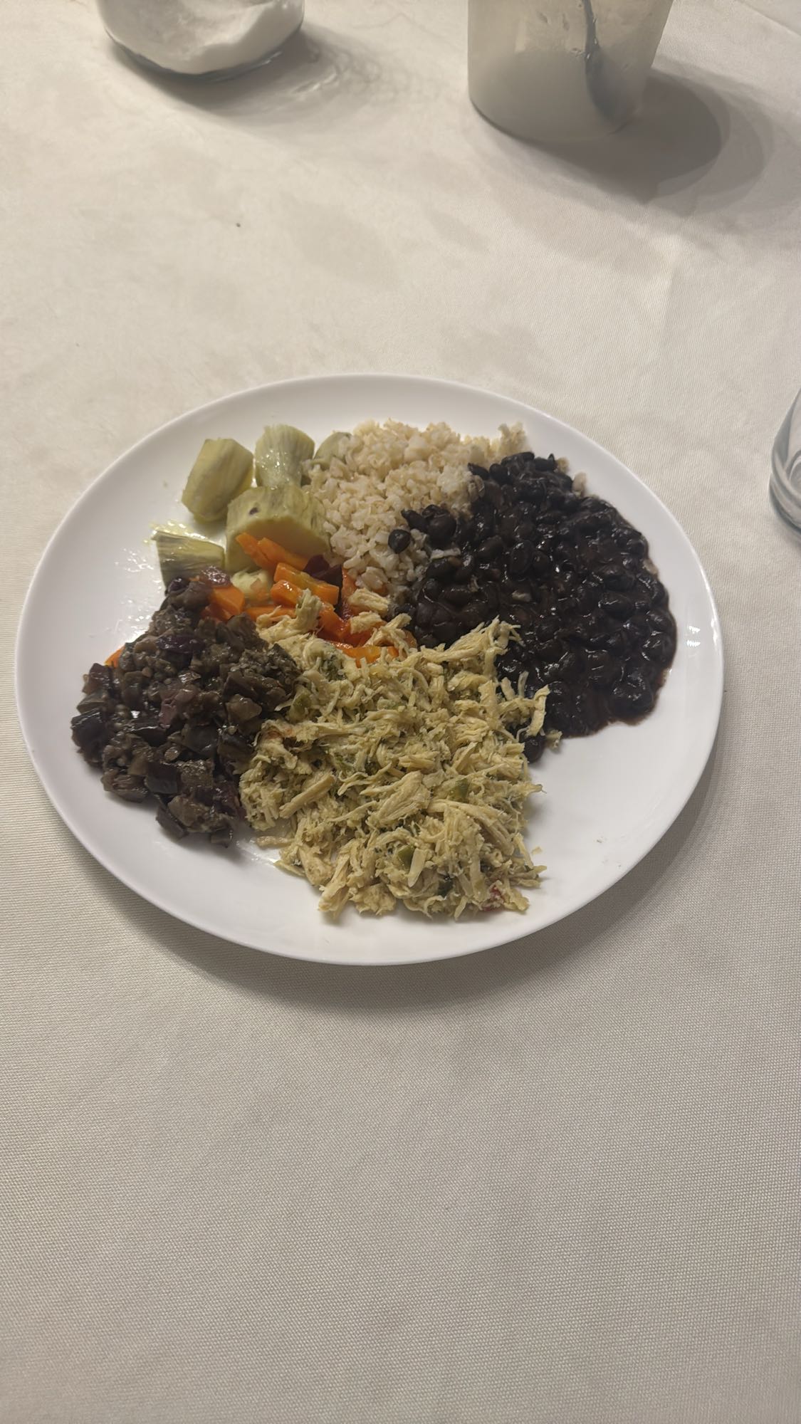 Prato saudável variado