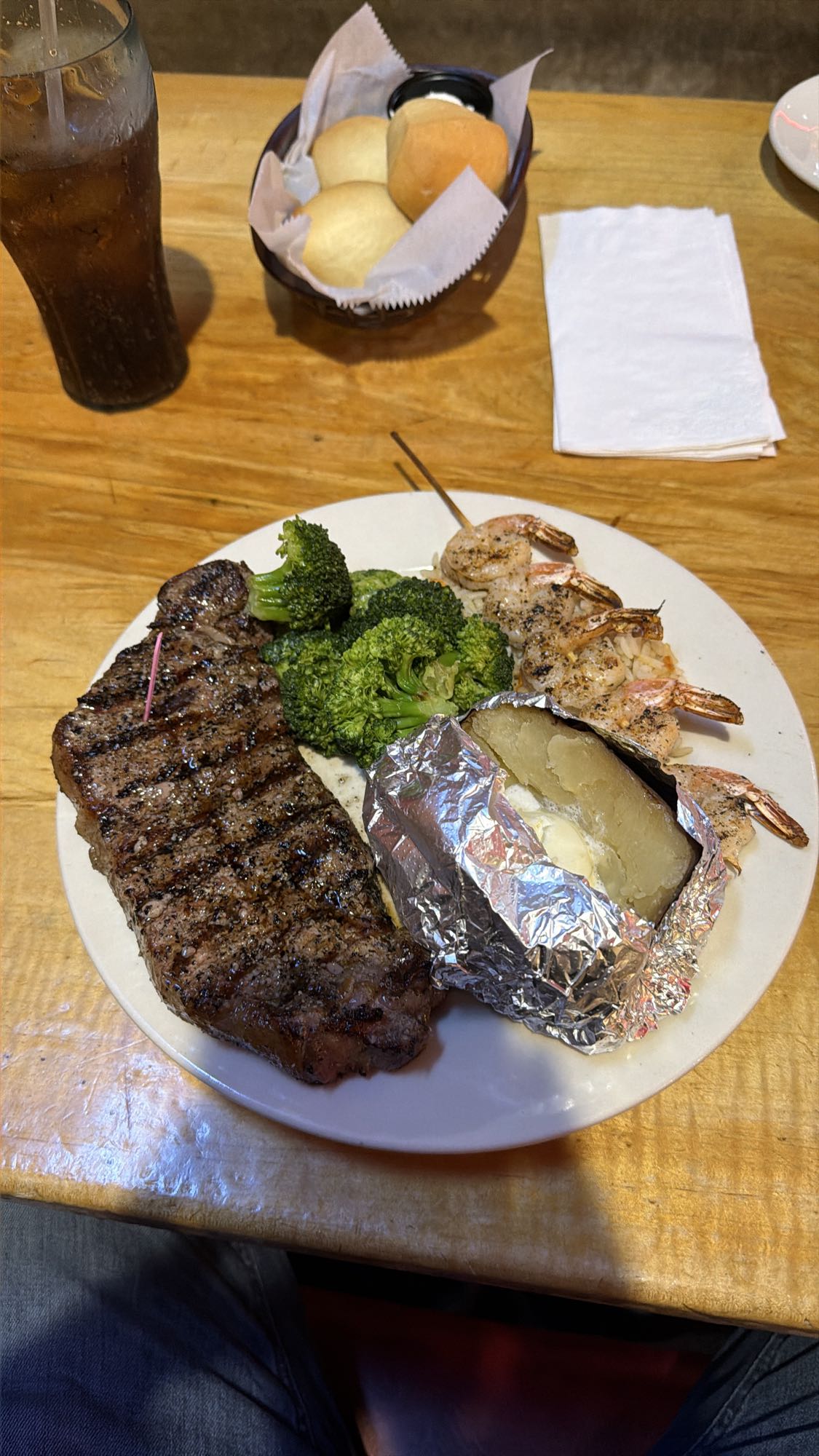 Steak, Shrimp & Sides