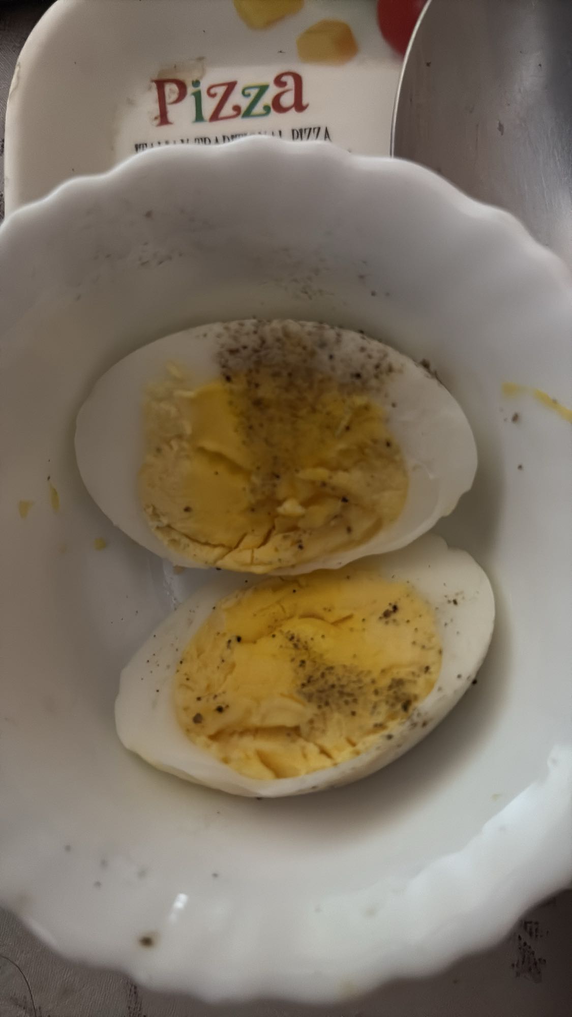 Boiled Egg with Pepper
