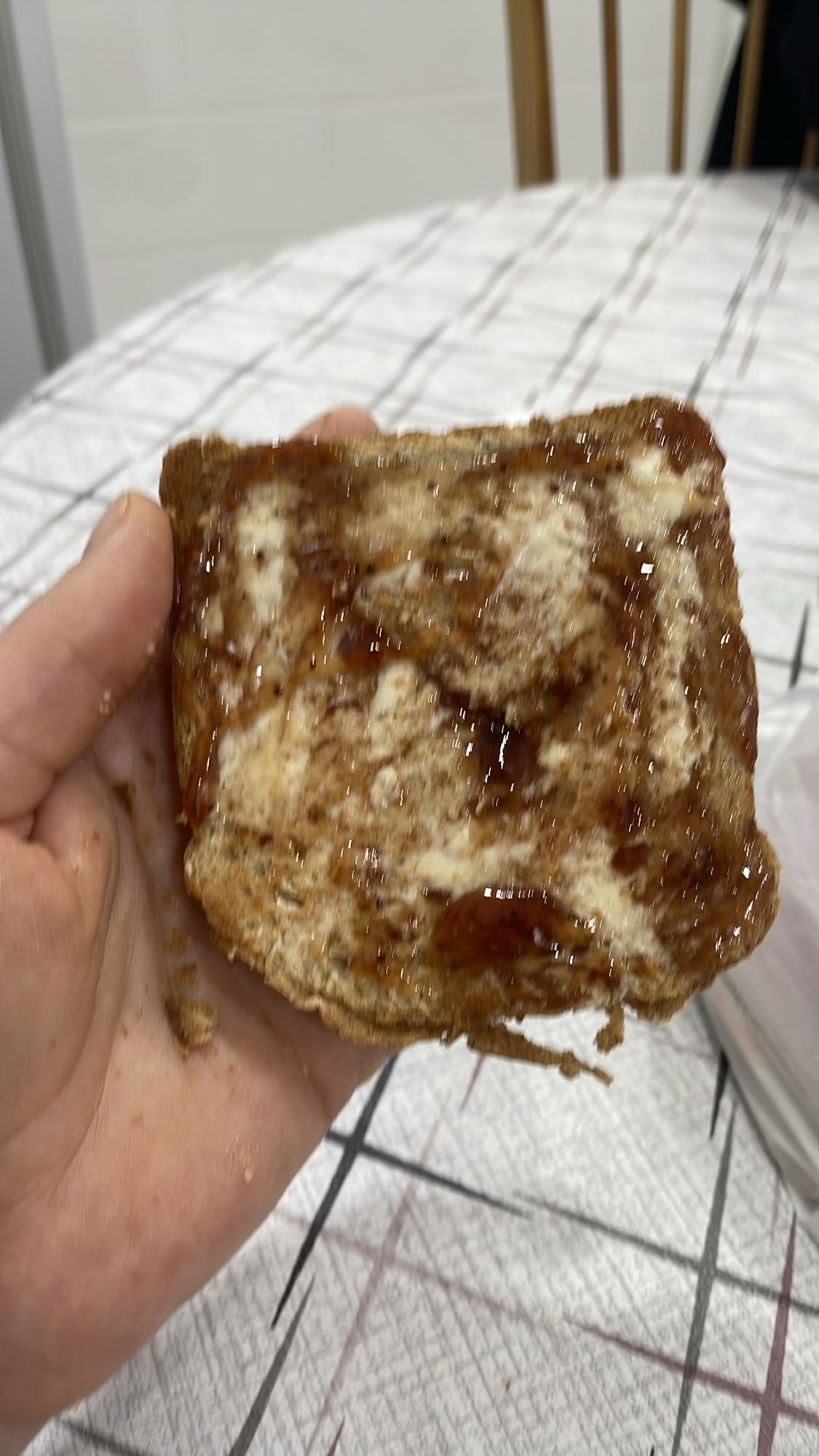 Tartine confiture beurre