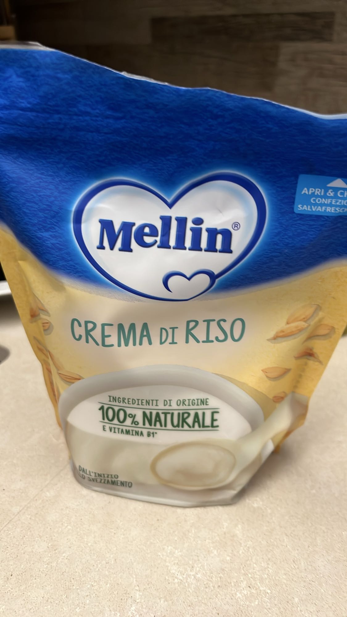 Crema di riso Mellin