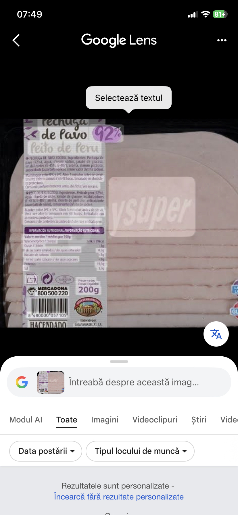 Piept de curcan feliat