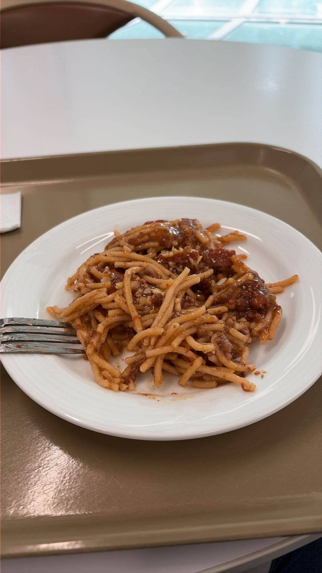 Spaghetti with meat sauce