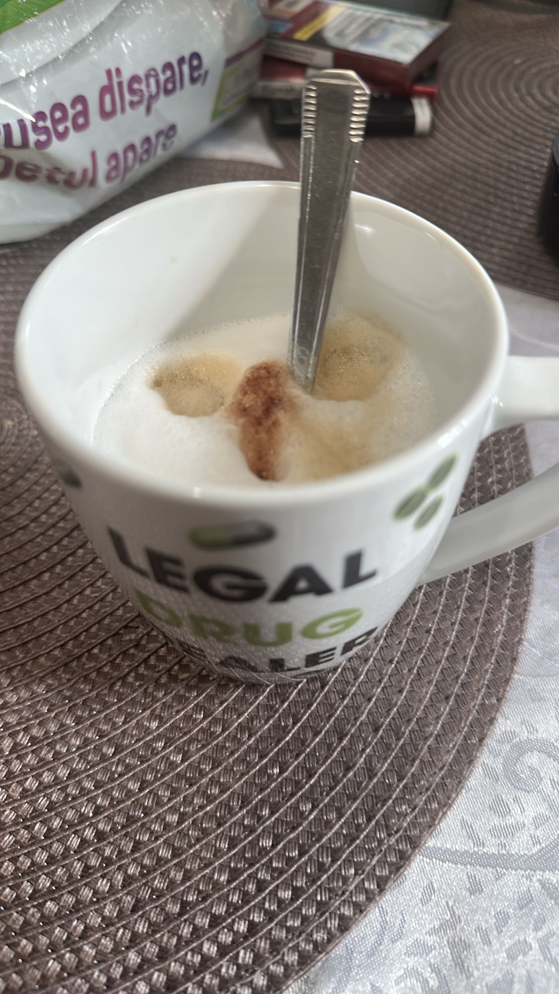 Cappuccino cu zahăr