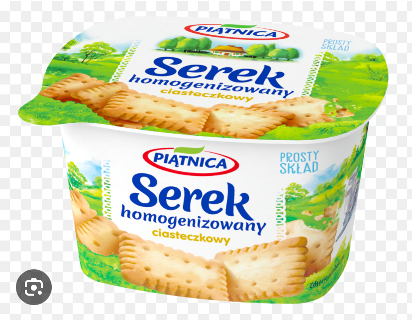 Serek homogenizowany ciasteczkowy