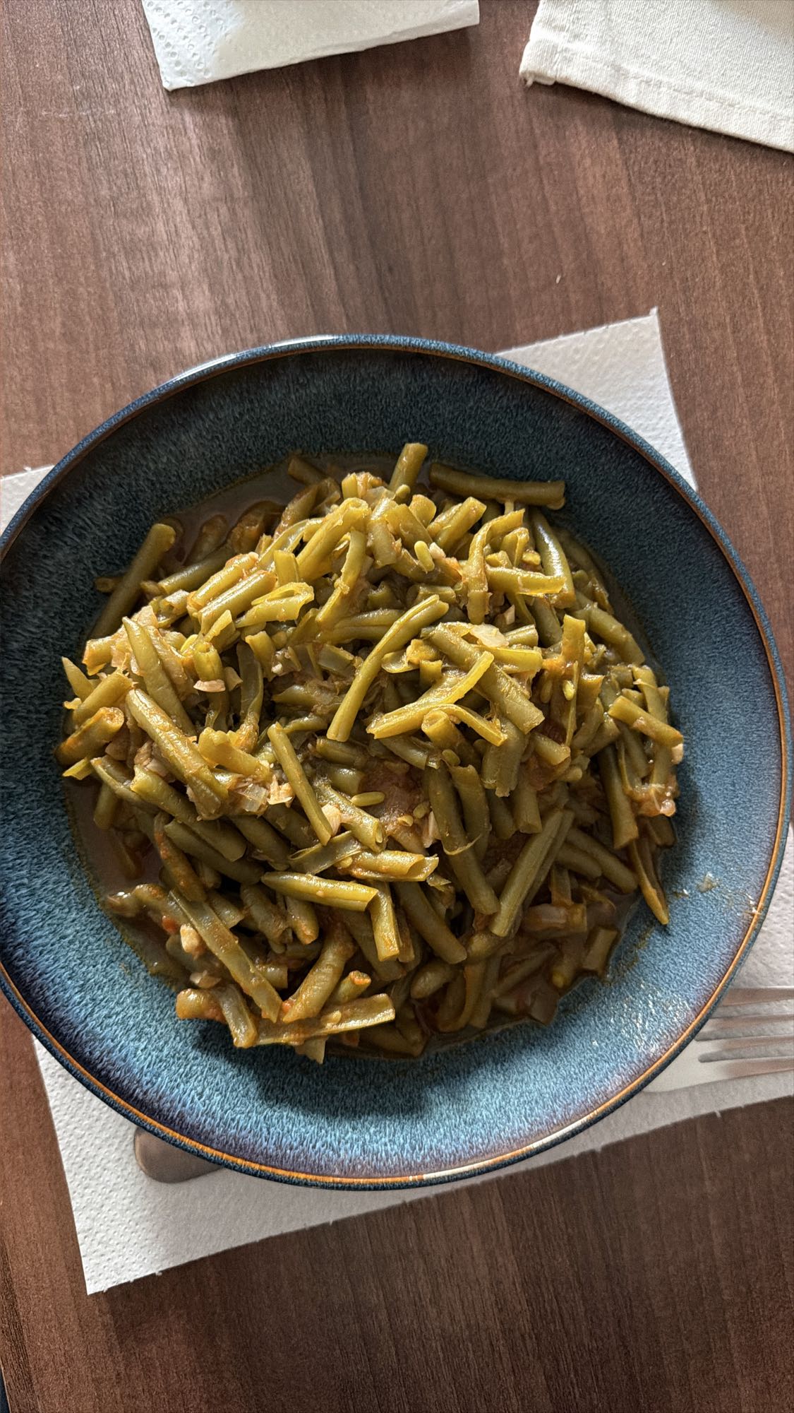 Fasole verde gatită