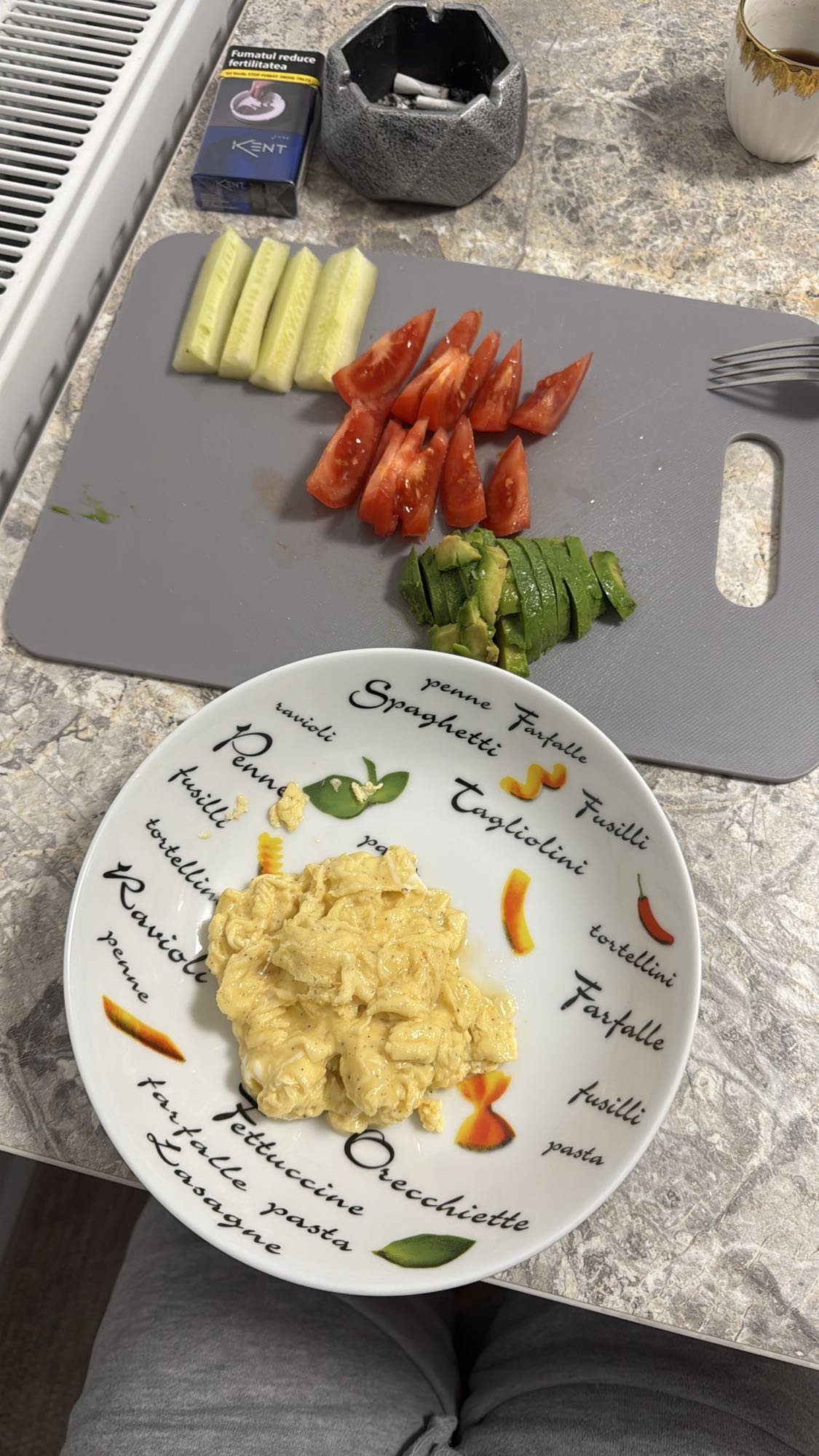 Omletă cu legume proaspete