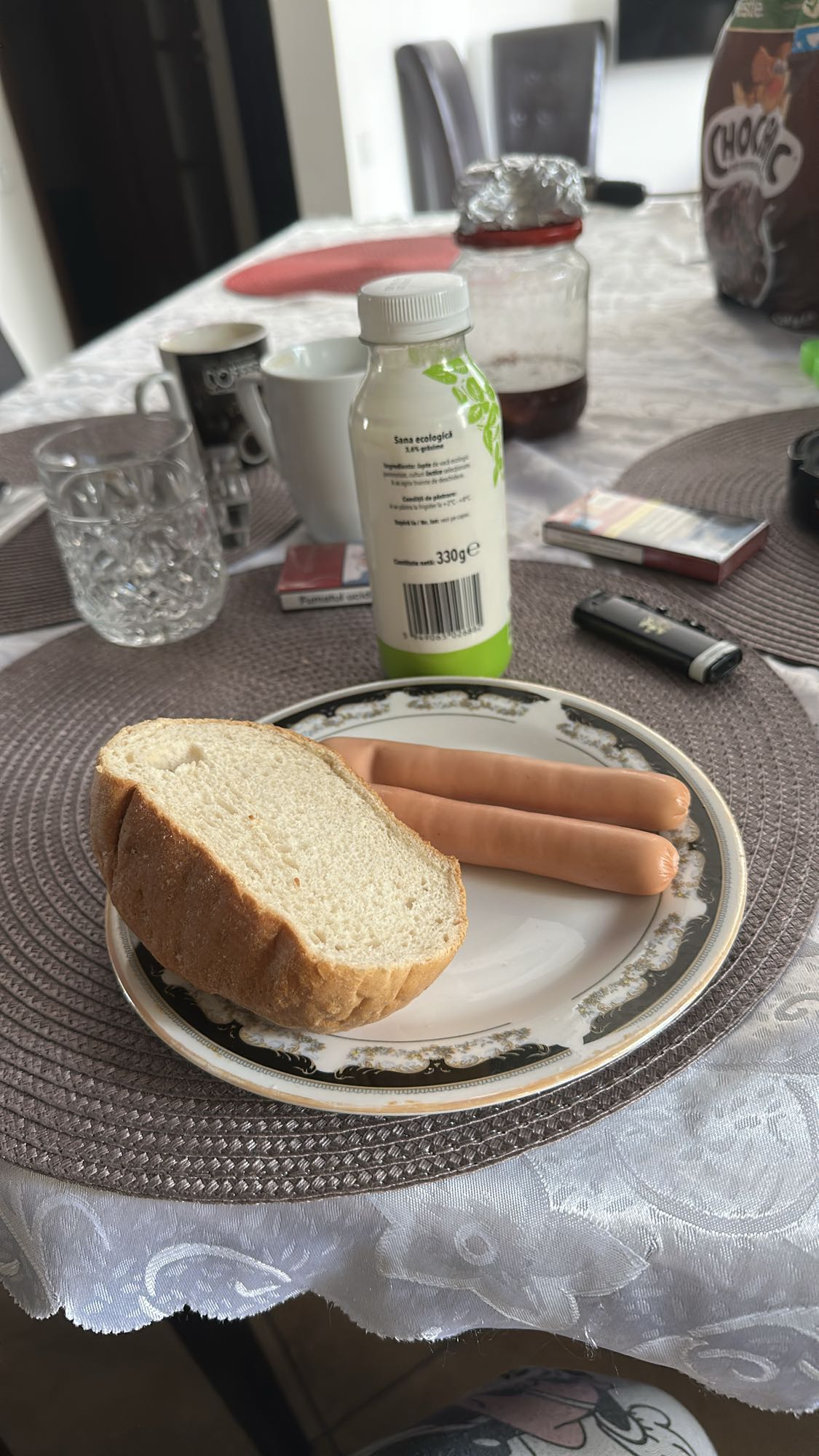 Mic dejun simplu cu lapte