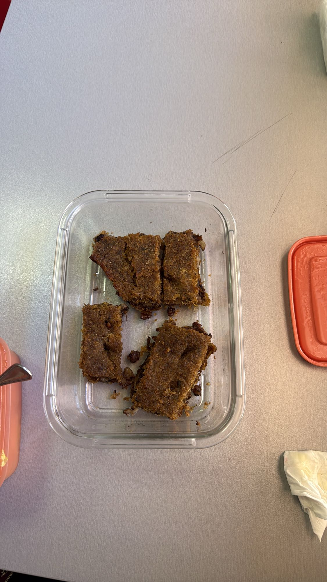 Homemade oat bars