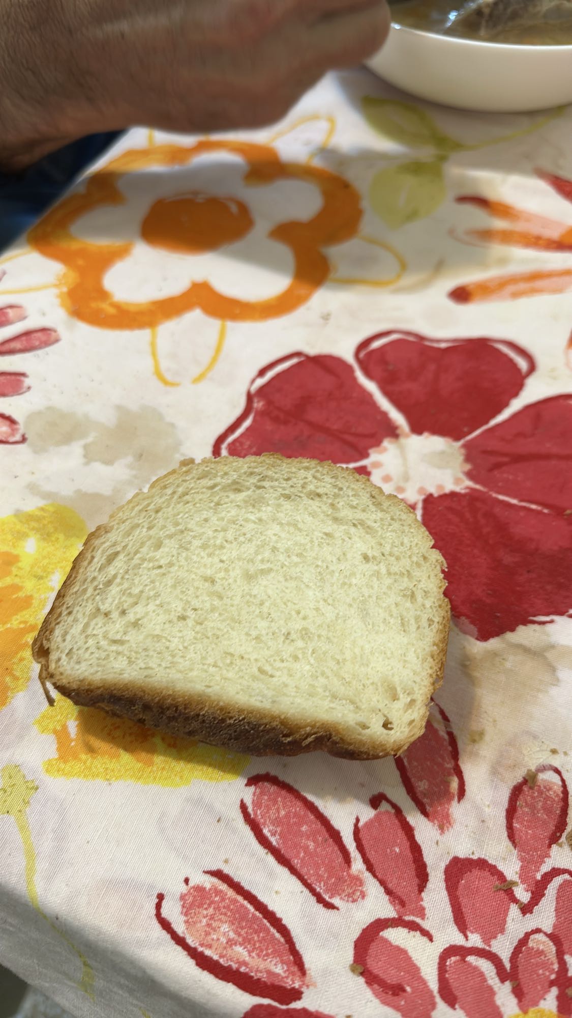 White bread slice