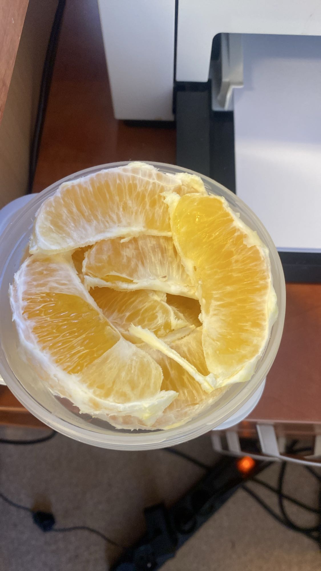 Pomarańcza w kawałkach