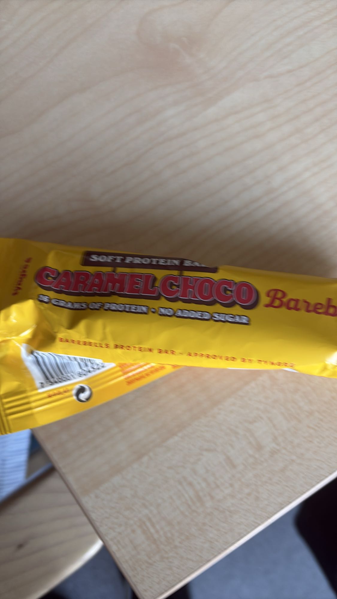 Karamellchoklad proteinbar