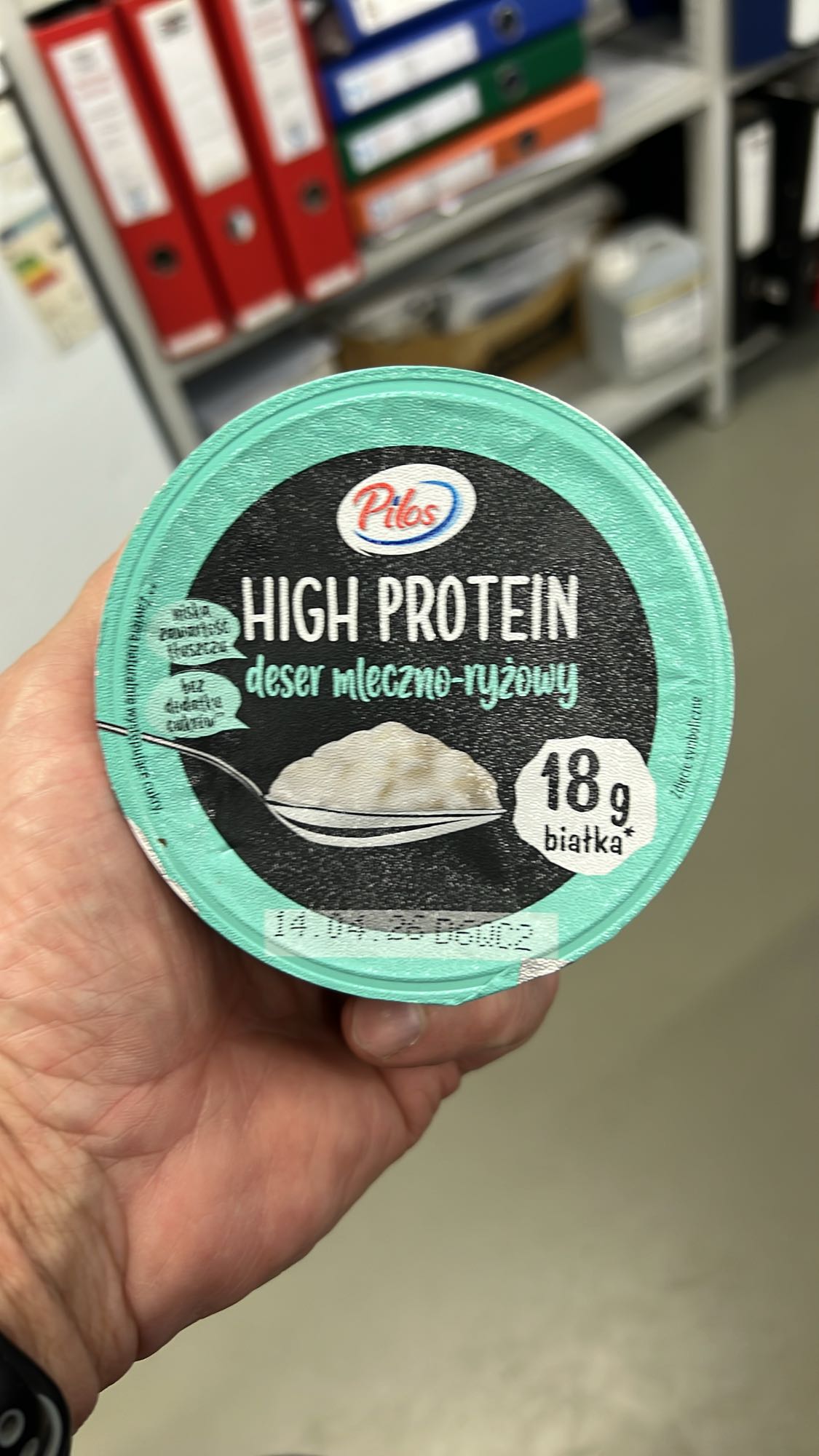 Deser mleczno-ryżowy proteinowy
