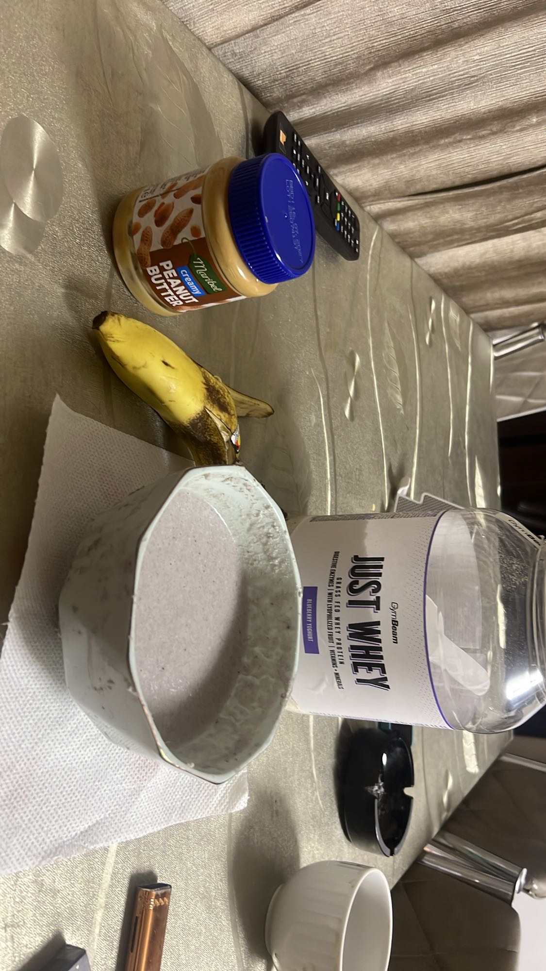 Budincă proteică cu banană