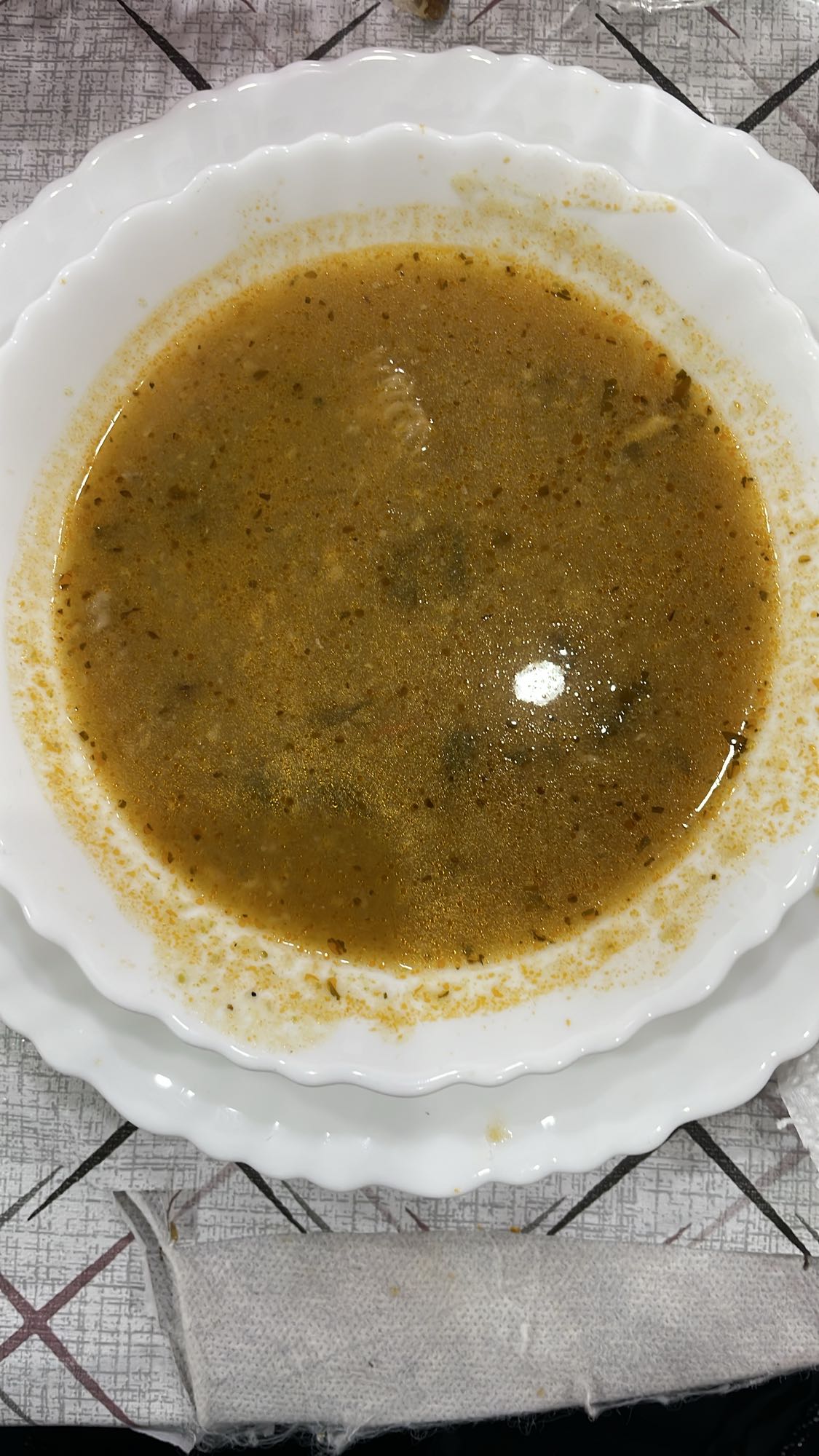 soupe épicée maison