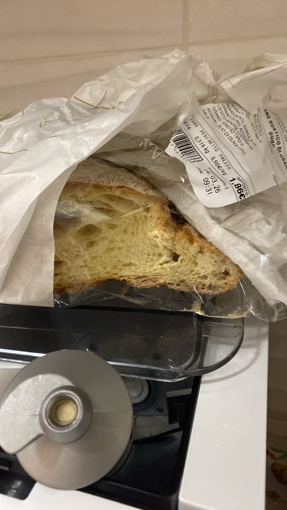 Pane rustico di grano duro