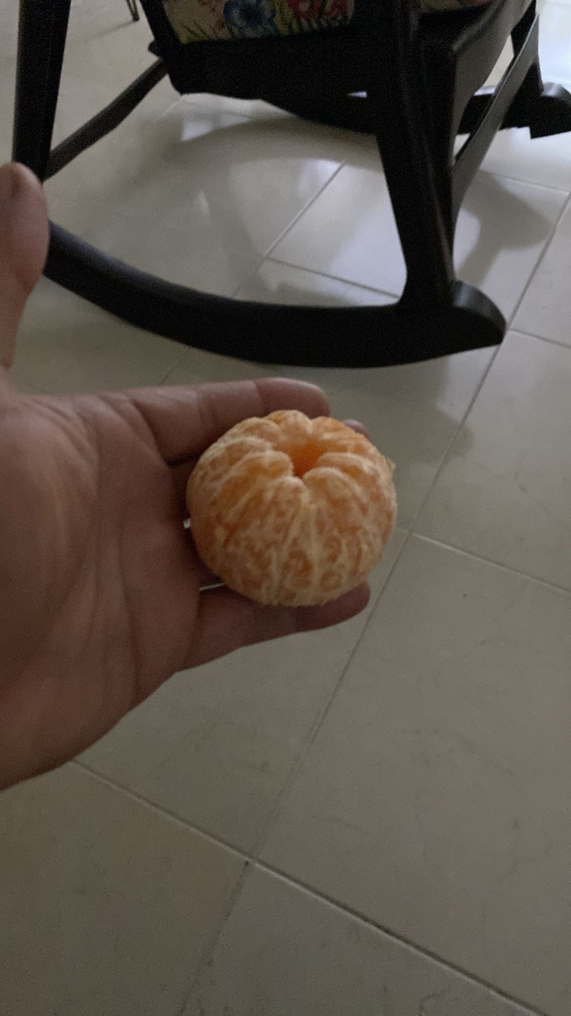 mandarina pelada
