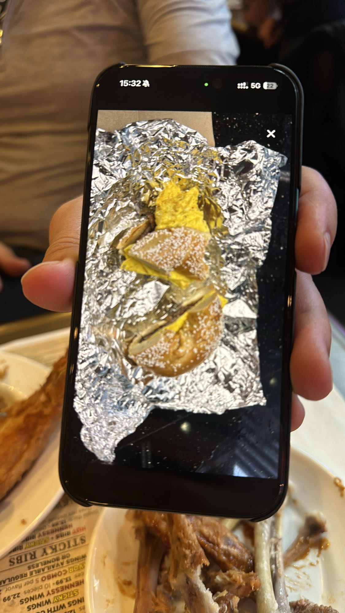 Egg Mustard Bagel
