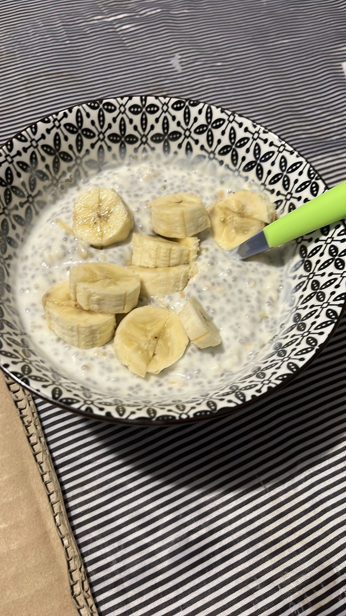 Овесена каша с банан