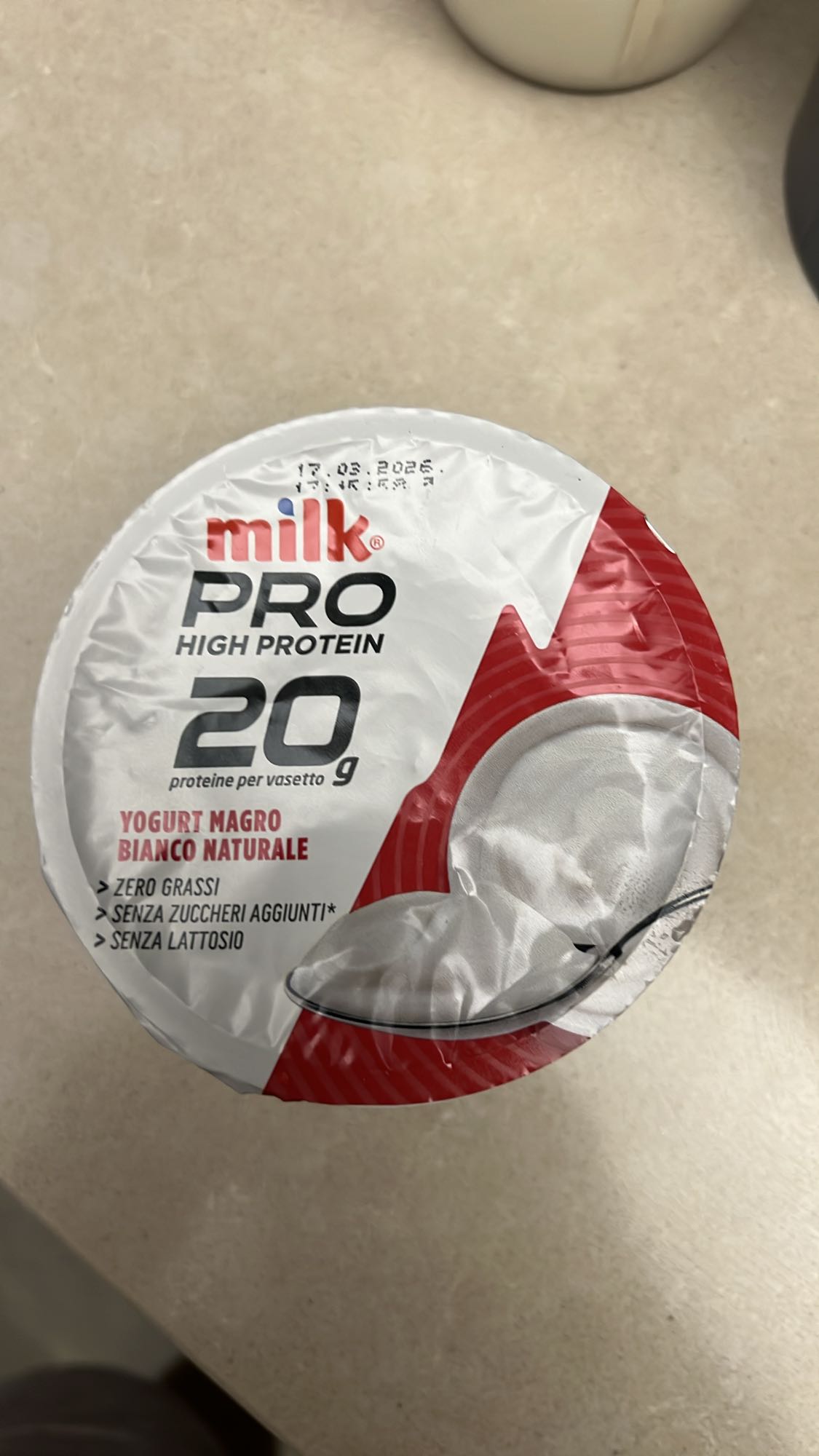 Yogurt magro proteico