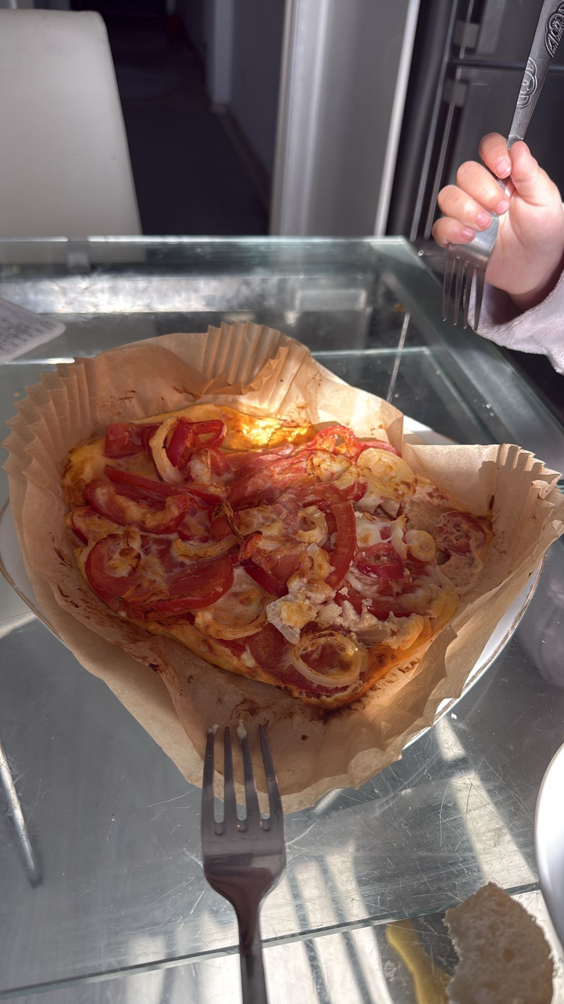 Pizza de casă cu legume