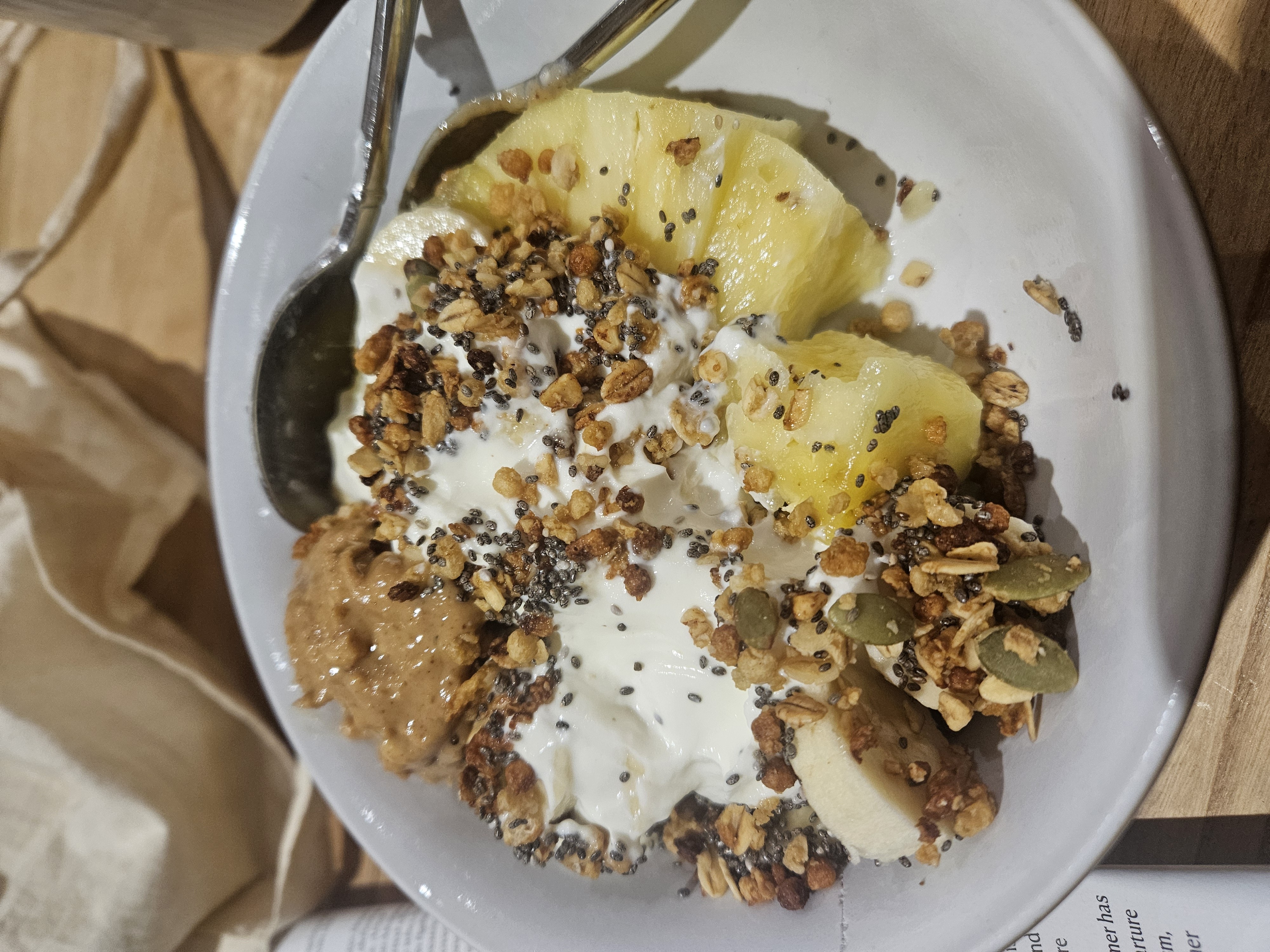 Yogurt Granola Fruit Bowl