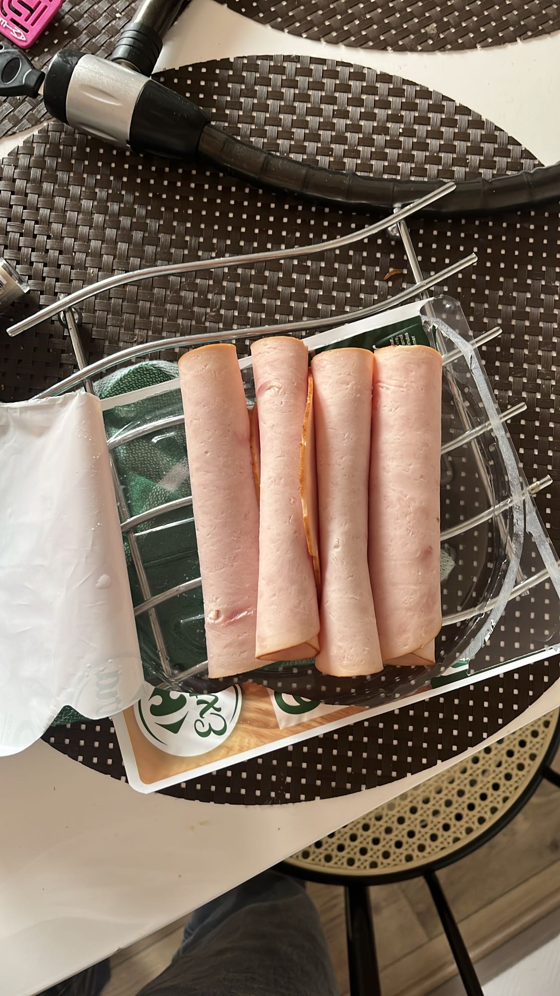 Roulés de jambon de dinde