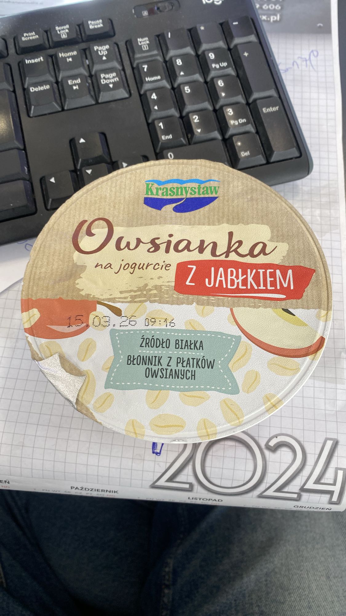 Owsianka z jabłkiem