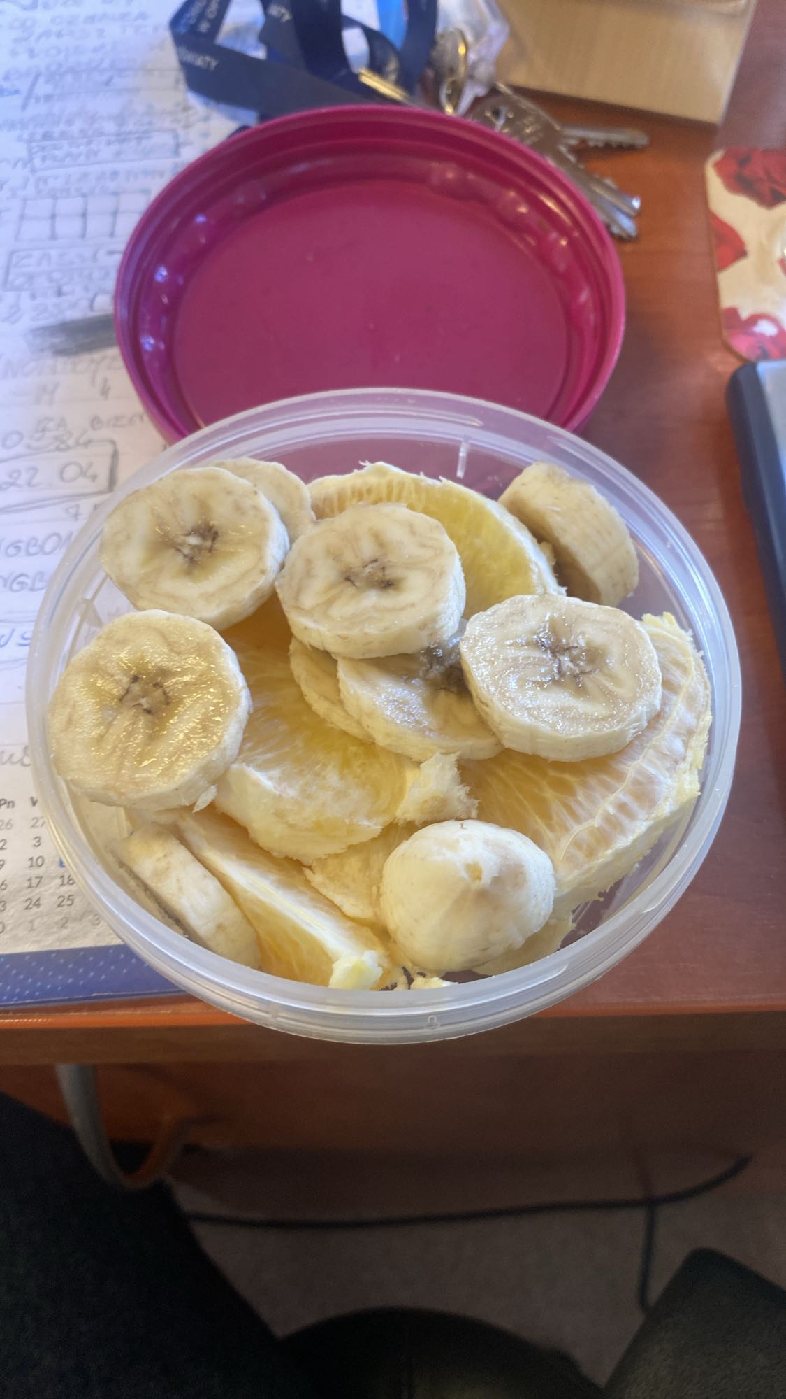 Sałatka bananowo-pomarańczowa