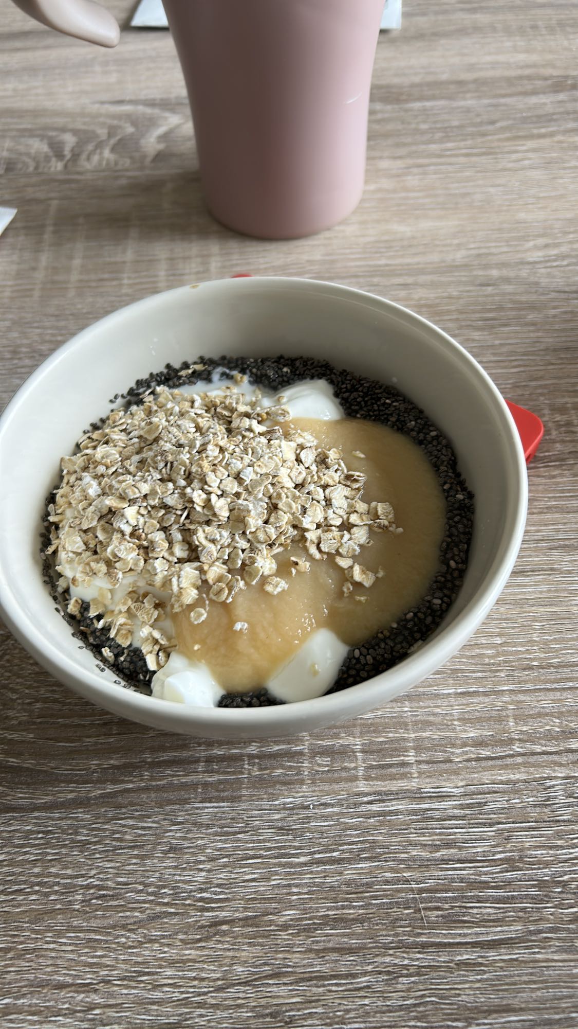 Bol yaourt pomme avoine