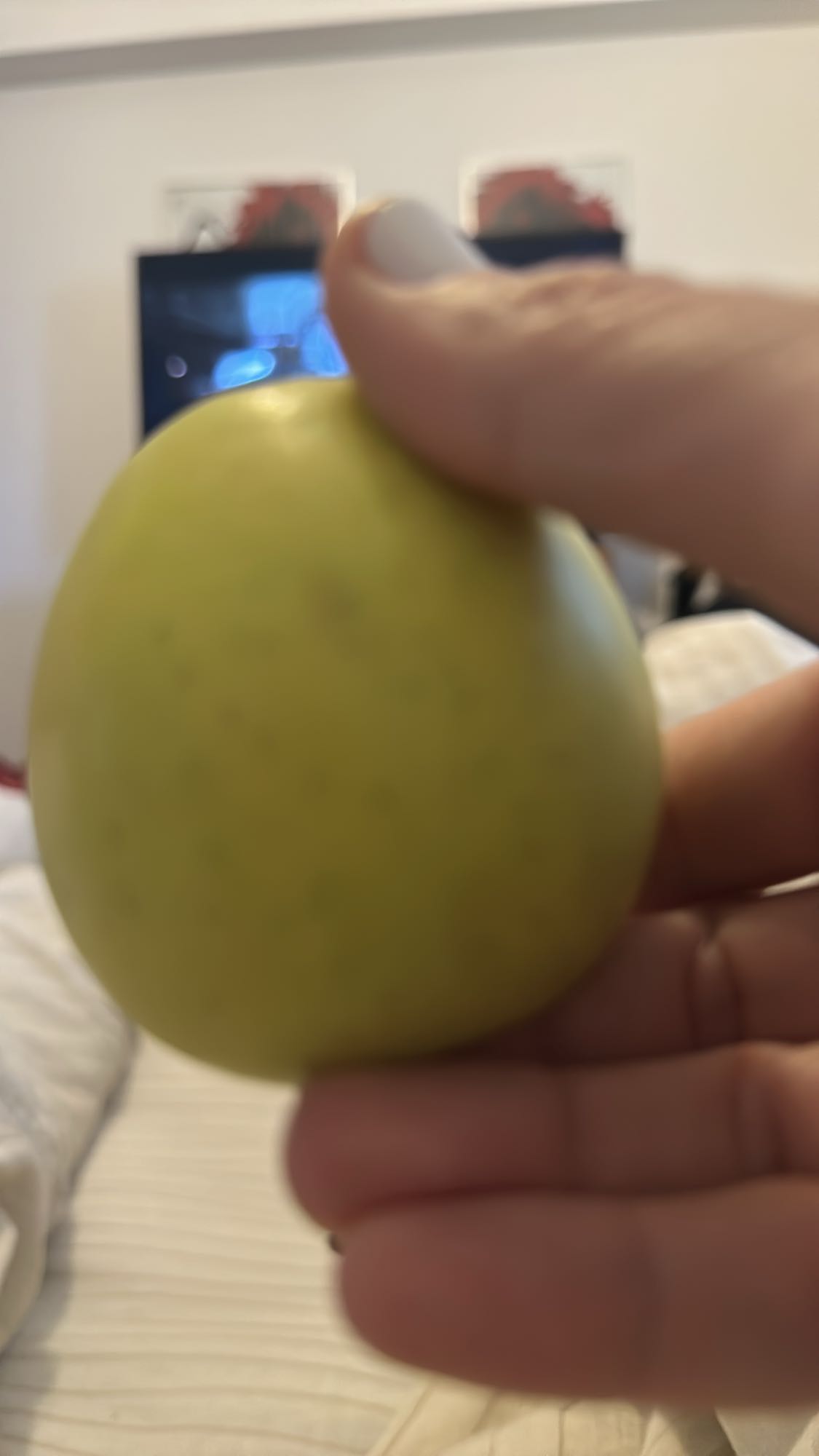 Green apple snack